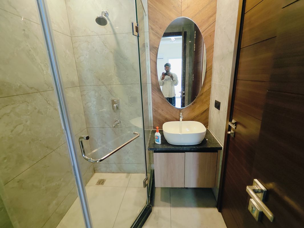 Bathroom in 3 BHK Apartment at Raj One Good Earth, Sector 71 – for Rent