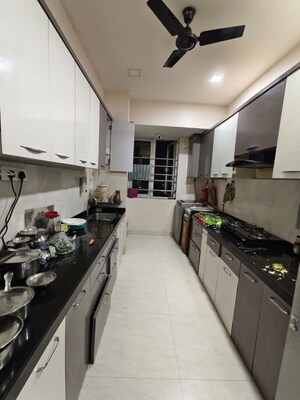Kitchen in 3 BHK Apartment at Runwal Greens, Mulund West – for Rent