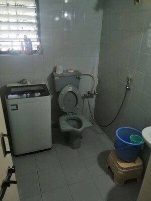 Bathroom in 2 BHK Apartment at Sahawas Society – for Rent