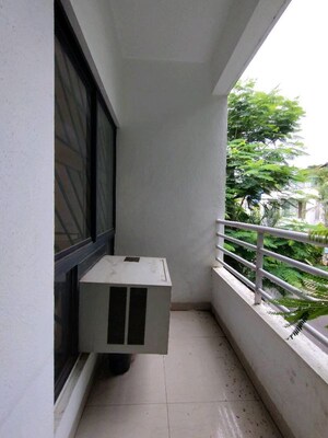 Balcony in 3 BHK Apartment at Oxford Village Condominium, Wanowrie – for Rent