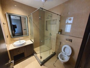 Bathroom in 3 BHK Builder Floor at Palam Vihar Residents Association, Palam Vihar – for Rent