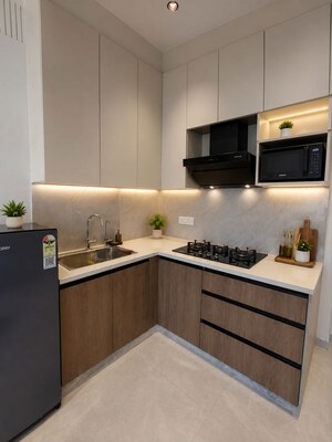 Kitchen in 4 BHK Builder Floor at Tagore Garden – for Sale