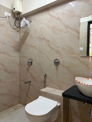 Bathroom in 1 BHK Apartment at Swastik Park, Chembur – for Rent