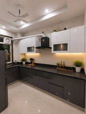 Kitchen in 4 BHK Builder Floor at Tagore Garden – for Sale