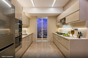 Kitchen in 2 BHK Apartment at Sheth Codename Younique, Sion – for Sale