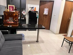 Living Room in 1 BHK Apartment at Lodha Crown Kolshet, Kolshet Road – for Rent