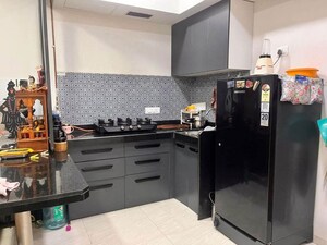 Kitchen in 1 BHK Apartment at Lodha Crown Kolshet, Kolshet Road – for Rent