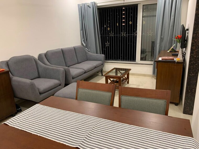 Living Room, rizvi-cedar 2 Bedroom 650 Sq.Ft. Apartment In Malad East Mumbai 10573420