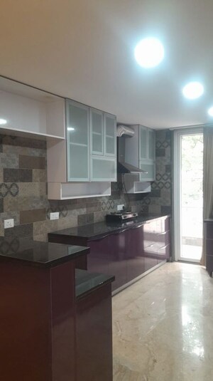 Kitchen in 4 BHK Builder Floor at Unitech South City II, Sector 50 – for Rent