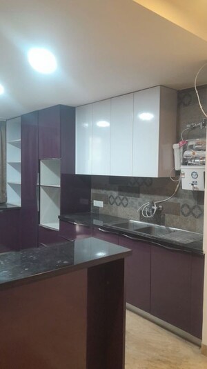Kitchen in 4 BHK Builder Floor at Unitech South City II, Sector 50 – for Rent