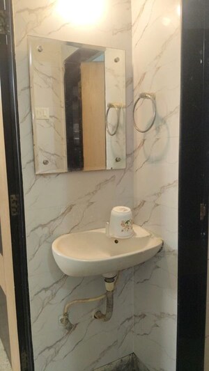 Bathroom in 2 BHK Apartment at Sankalp II, Malad East – for Rent