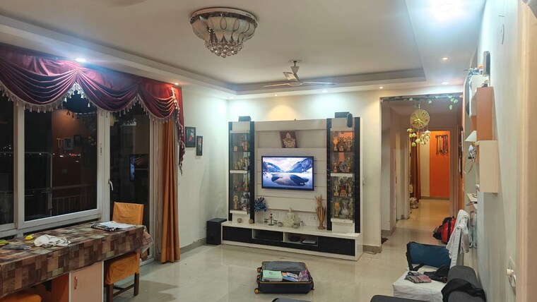 Living Room, unitech-the-residences-sector-33 2 Bedroom 1360 Sq.Ft. Apartment In Sector 33 Gurgaon 10573458