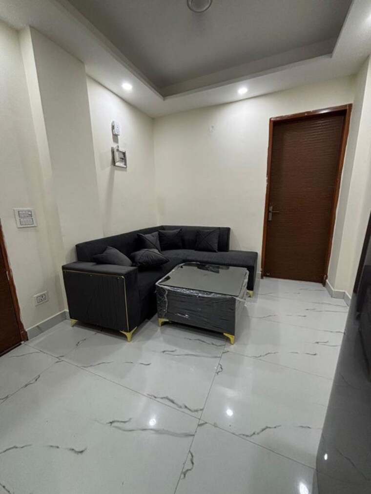 Living Room, sainik farm 1 Bedroom 450 Sq.Ft. Builder Floor In Sainik Farm Delhi 10573465
