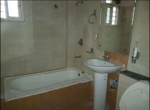 Bathroom in 3 BHK Apartment at Eldeco Elegante, Vibhuti Khand – for Rent