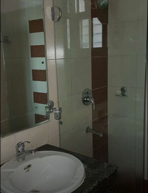Bathroom in 3 BHK Apartment at Eldeco Elegante, Vibhuti Khand – for Rent