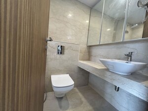 Bathroom in 3 BHK Apartment at Lodha Venezia, Parel – for Rent