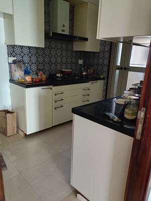 Kitchen in 3 BHK Apartment at Lodha Venezia, Parel – for Rent