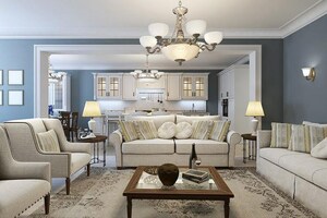 Living Room in 4 BHK Apartment at Ivory County, Sector 115 – for Sale