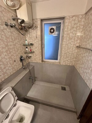 Bathroom in 3 BHK Apartment at Bandra West – for Rent