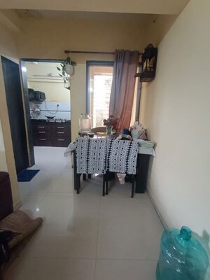 Living Room in 1 BHK Apartment at Marvel Shanti Heights, Kopar Khairane – for Rent