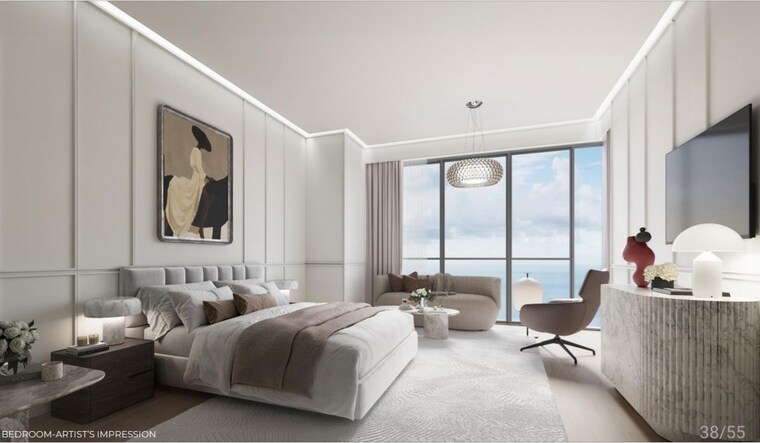 Living Room, rustomjee-cliff-tower 6+ Bedroom 4298 Sq.Ft. Apartment In Bandra West Mumbai 10573547