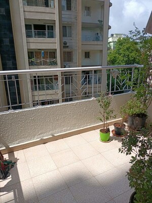 Balcony in 2 BHK Apartment at Naiknavare Sylvan Premium, Aundh – for Rent