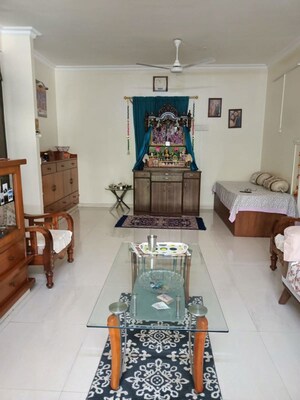 Living Room in 2 BHK Apartment at Naiknavare Sylvan Premium, Aundh – for Rent