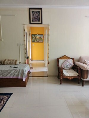 Living Room in 2 BHK Apartment at Naiknavare Sylvan Premium, Aundh – for Rent