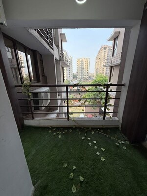 Balcony in 3 BHK Apartment at Shrachi Greenwood Nest, Rajarhat New Town – for Sale