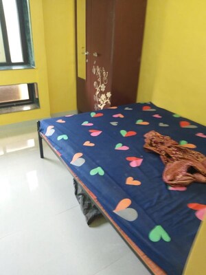 Bedroom in 1 BHK Apartment at Harjas CHS, Ic Colony – for Rent