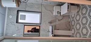 Kitchen in 1 RK Builder Floor at Unitech South City Heights, Sector 41 – for Rent