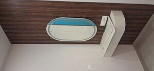 Bathroom in 1 RK Builder Floor at Unitech South City Heights, Sector 41 – for Rent