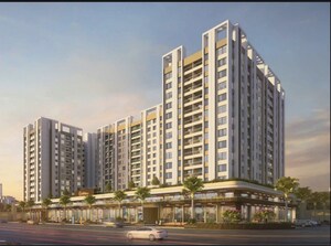  Shop – Exterior View View at Wakad - for Rent