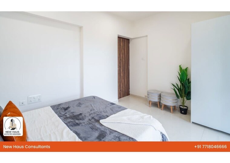 Bedroom, chandak-stella 3 Bedroom 881 Sq.Ft. Apartment In Goregaon West Mumbai 10573868