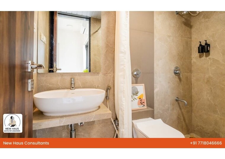 Bathroom, chandak-stella 3 Bedroom 881 Sq.Ft. Apartment In Goregaon West Mumbai 10573871