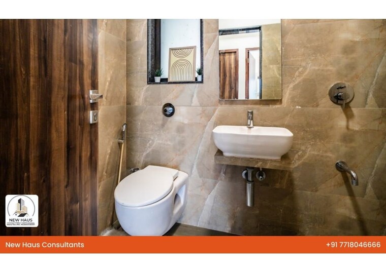 Bathroom, chandak-stella 3 Bedroom 881 Sq.Ft. Apartment In Goregaon West Mumbai 10573871