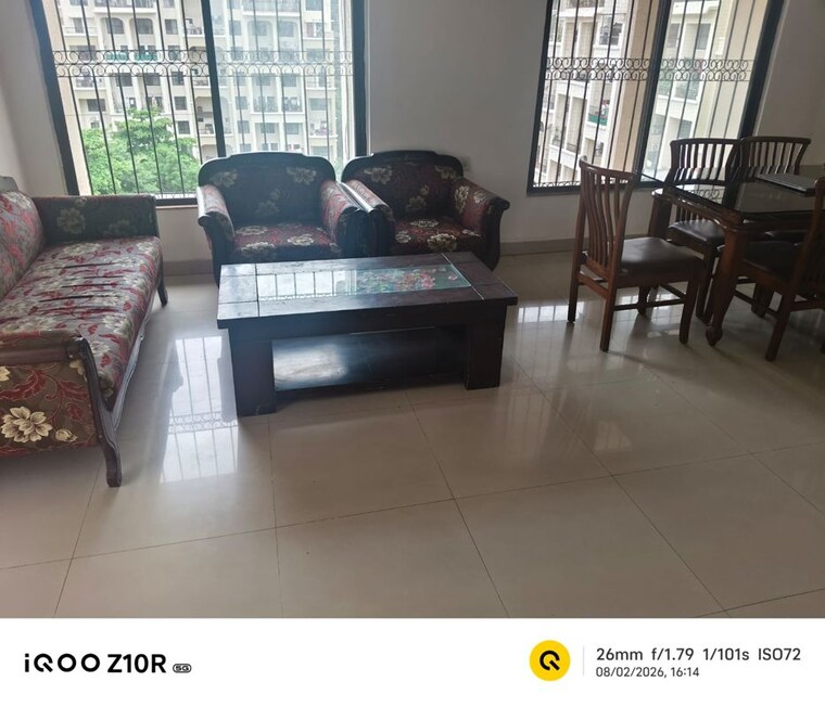 Living Room, goel-ganga-constella 2 Bedroom 1100 Sq.Ft. Apartment In Kharadi Pune 10573903