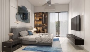 Bedroom in 4 BHK Apartment at T And T Eutopia Phase 1, Siddharth Vihar – for Sale