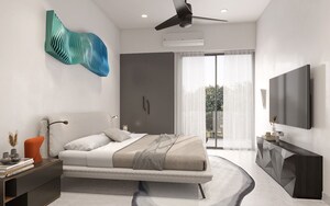 Bedroom in 4 BHK Apartment at T And T Eutopia Phase 1, Siddharth Vihar – for Sale