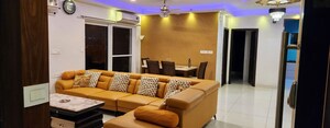 Living Room in 3 BHK Apartment at Sumadhura Acropolis, Gachibowli – for Rent