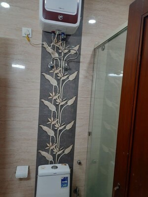 Bathroom in 3 BHK Builder Floor at Chittaranjan Park – for Rent