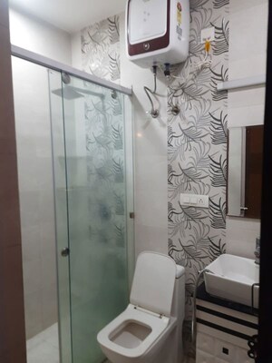 Bathroom in 3 BHK Builder Floor at Chittaranjan Park – for Rent