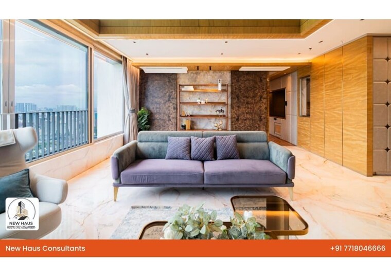 Living Room, oberoi-exquisite-goregaon 4 Bedroom 2053 Sq.Ft. Apartment In Goregaon East Mumbai 10573954