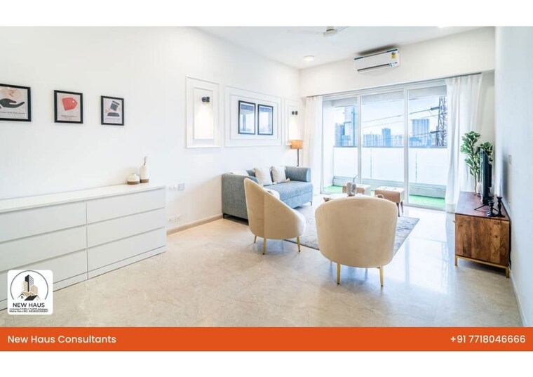 Living Room, kalpataru-radiance 3 Bedroom 1319 Sq.Ft. Apartment In Goregaon West Mumbai 10573968