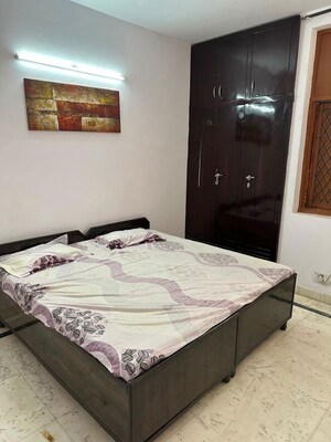 Bedroom in 1 BHK Builder Floor at Kalkaji – for Rent