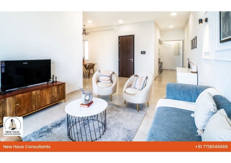 Living Room, kalpataru-radiance 3 Bedroom 1319 Sq.Ft. Apartment In Goregaon West Mumbai 10573974