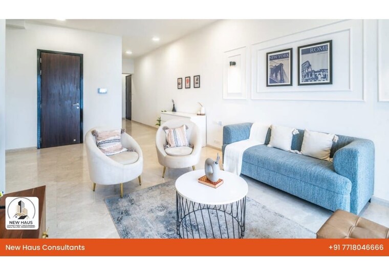 Living Room, kalpataru-radiance 3 Bedroom 1319 Sq.Ft. Apartment In Goregaon West Mumbai 10573974