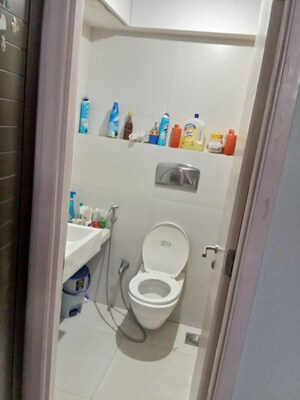 Bathroom in 1 BHK Apartment at Riddhi Garden, Malad East – for Rent