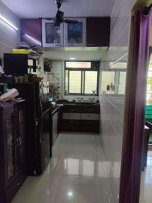 Kitchen in 1 BHK Apartment at Sector 27 Kharghar – for Rent
