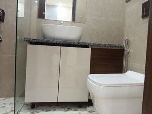 Bathroom in 2 BHK Builder Floor at Malviya Nagar – for Rent